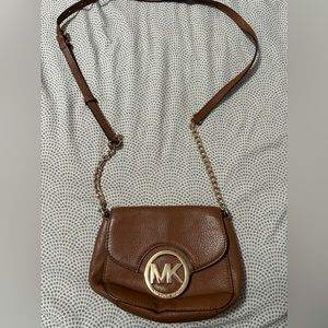 MK leather cross body purse